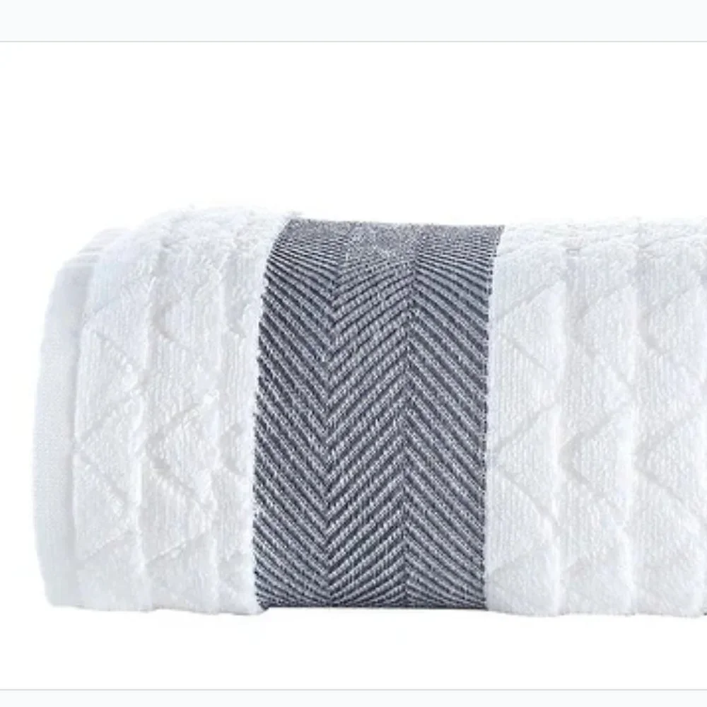 Set of 2 Brooks Brothers Herringbone Bath Towel